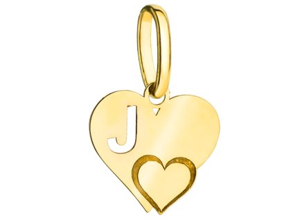 zlaty-privesok-srdiecko-s-pismenom-j-25145