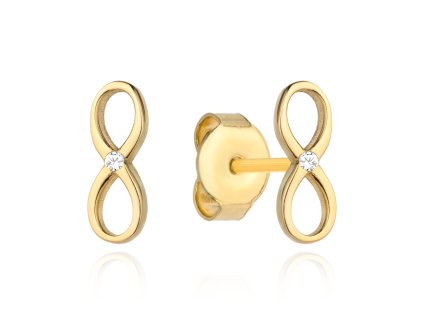 zlate-nausnice-nekonecno-s-cirym-zirkonom-25113