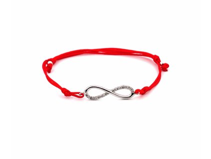 snurkovy-naramok-s-nekonecnom-zdobeny-cirymi-zirkonmi-zo-striebra-sn004-cervena-snurka