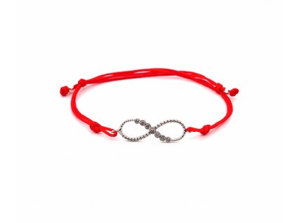 snurkovy-naramok-s-nekonecnom-zdobeny-cirymi-zirkonmi-zo-striebra-sn024-cervena-snurka