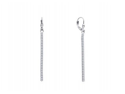 strieborne-dlhe-visacie-nausnice-s-cirymi-zirkonmi-e0004553