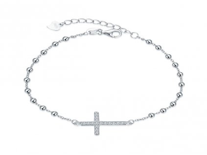 strieborny-ruzencovy-naramok-s-krizikom-zdobenym-cirymi-zirkonmi-b0000616-s-gulickami