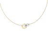 Guess náhrdelník Lily s kvetinami pozlátený