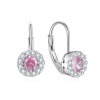 strieborne-nausnice-s-velkym-ruzovym-zirkonom-a-malymi-cirymi-zirkonmi-e0000336-mile-damske-detske-nausnicky