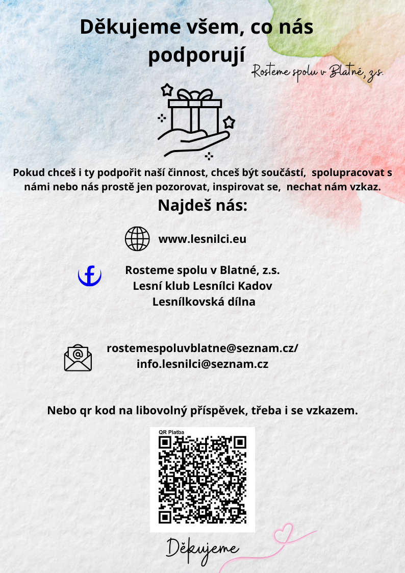 DĚKUJEME ZA PODPORU