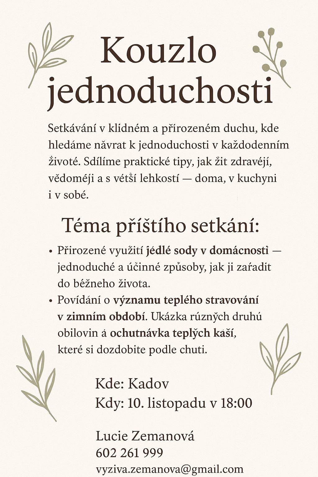 Kouzlo jednoduchosti - po. 10. 11