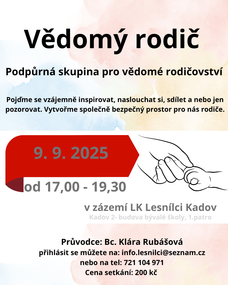 Podpůrná skupina - Vědomý rodič