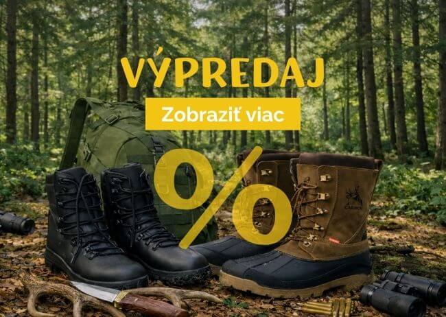 Výpredaj a akcie pracovnej obuvi a oblečenia