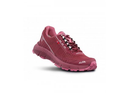 DÁMSKA TURISTICKÁ GORE-TEX® OBUV ALFA DRIFT ADVANCE GTX ČERVENÁ