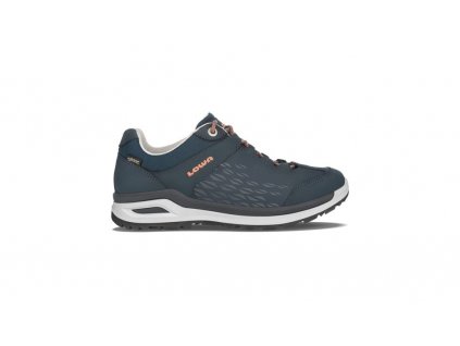 DÁMSKA VYCHÁDZKOVÁ OBUV LOWA LOCARNO GTX LO WS NAVY/MANDARIN (Veľkosť 7)