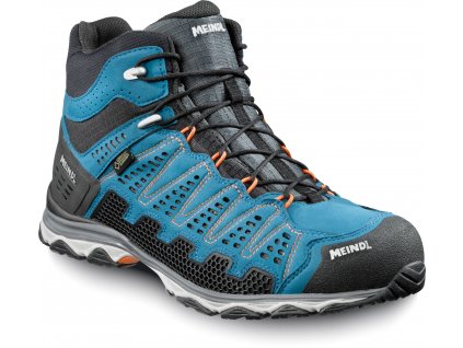 PÁNSKA TURISTICKÁ OBUV MEINDL X-SO 70 GTX BLUE/ORANGE VEĽKOSŤ 11,5 VÝPREDAJ