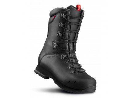 PÁNSKA POĽOVNÍCKA KOŽENÁ OBUV ALFA BEVER PERFORM S GORE-TEX®  GTX ČIERNA (Veľkosť 45)