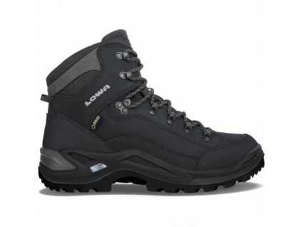 PÁNSKA TURISTICKÁ OBUV LOWA RENEGADE GTX MID WIDE DEEP BLACK (Veľkosť 7)