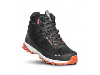 PÁNSKA TURISTICKÁ OBUV S GORE-TEX® MEMBRÁNOU ALFA GREN ADVANCE GTX ČIERNA (Veľkosť 45)