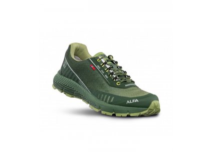PÁNSKA TURISTICKÁ OBUV S GORE-TEX® MEMBRÁNOU ALFA DRIFT ADVANCE GTX ZELENÁ