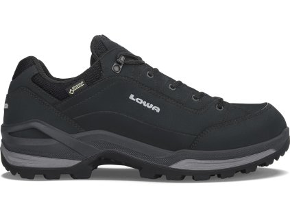 PÁNSKA VYCHÁDZKOVÁ OBUV LOWA RENEGADE GTX LO WIDE BLACK/GRAPHITE (Veľkosť 8,5)