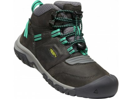 DETSKÁ OBUV KEEN RIDGE FLEX MID WP YOUTH magnet / greenlake