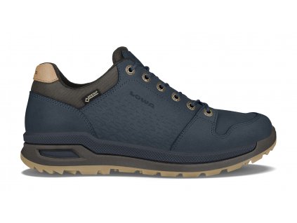 PÁNSKA VYCHÁDZKOVÁ OBUV LOWA LOCARNO GTX LO NAVY (Veľkosť 10,5)