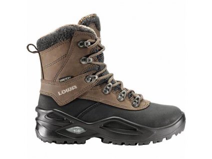 DETSKÁ ZIMNÁ OBUV LOWA COULOIR GTX JUNIOR DARK BROWN (Veľkosť 32)