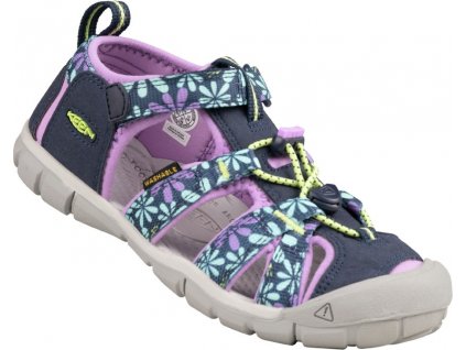 DETSKÁ OBUV KEEN SEACAMP II CNX Y BLACK IRIS/AFR VIOLET (Veľkosť 28)