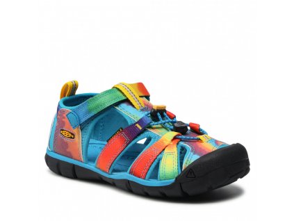 DETSKÁ OBUV KEEN SEACAMP II CNX VIVID BLUE/ORIGINAL TIE DYE (Veľkosť 28)