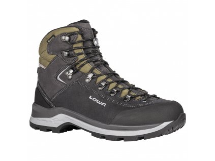 PÁNSKA TURISTICKÁ OBUV LOWA RANGER GTX ANTHRACITE/OLIVE (Veľkosť 14)