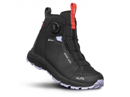DÁMSKA TURISTICKÁ GORE-TEX® OBUV ALFA BREGNE A/P/S GTX ČIERNA (Veľkosť 37)