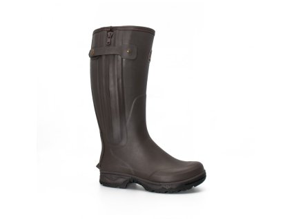 PÁNSKE PRACOVNÉ ZATEPLENÉ GUMÁKY VENEUR NEO ZIP BROWN ROUCHETTE (Veľkosť 45)