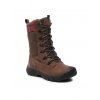 DÁMSKA ZIMNÁ OBUV KEEN GRETA TALL BOOT WP DARK BROWN/RED PLAID