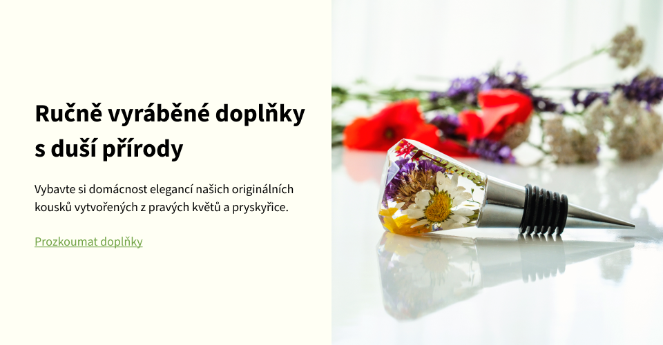Ručně vyráběné šperky s duší přírody