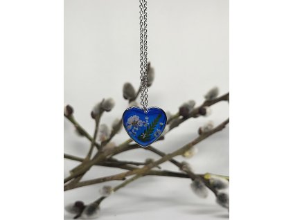 náhrdelník "modrá něžná"