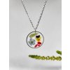 Náhrdelník Maceška 4 barev - kulatý