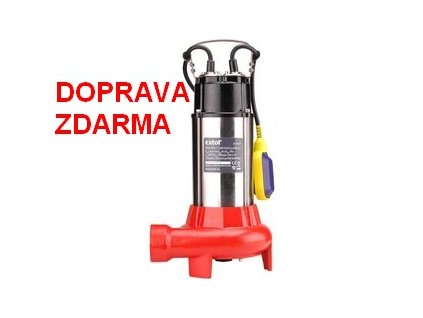 Čerpadlo  EXTOL PREMIUM SP110KF+DOPRAVA ZDARMA  ponorné kalové