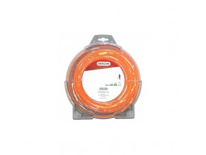 Žací struna OREGON 2,7 mm oranžová čtverec