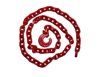 retezovy uvazek hranaty cerveny g80 8mm