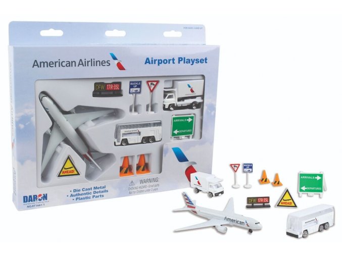 airport playset american airlines x36 49782 0