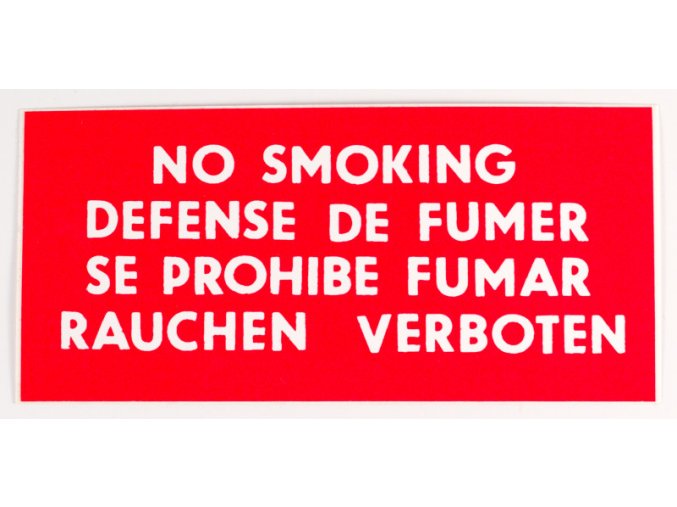 f 66samolepka no smoking