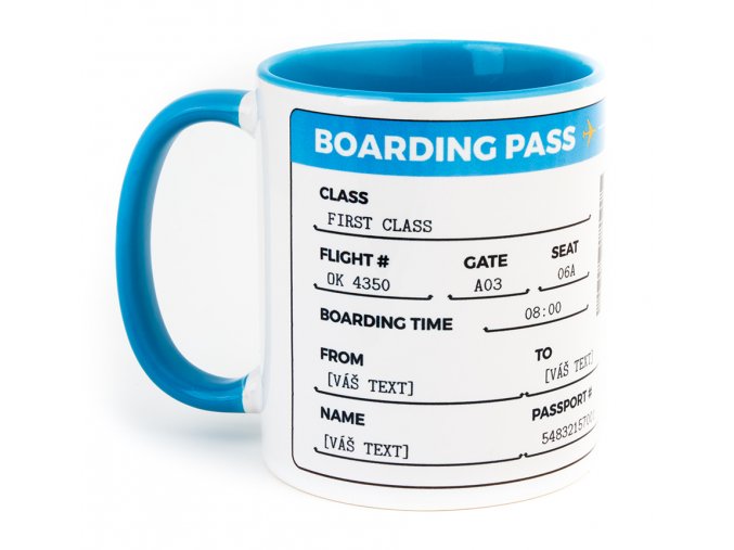 Boarding pass blue 1