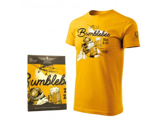 9625e85bc069cf t shirt with plane z 37 zlin bumblebee 1