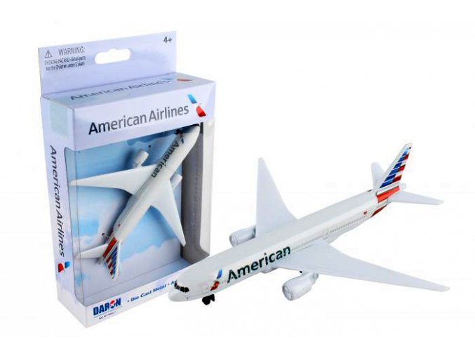 daron rt1664 1 single plane for airport playset boeing 777 american airlines xb9 49800 0