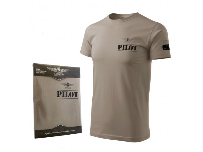 e62a18bf816752 t shirt with sign of pilot grey 1