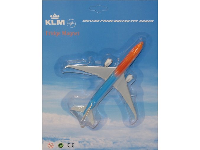 magnet boeing 777 300er klm orange pride xd7 199680 0