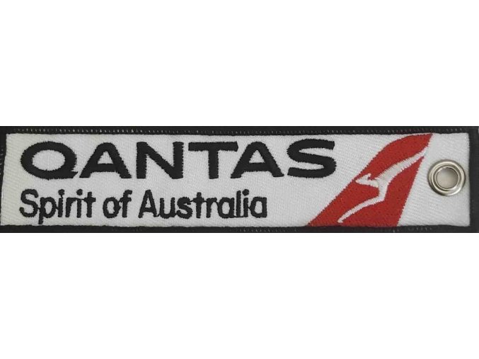 megakey key qantas keyholder with qantas on both sides x74 200195 0