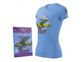 85e78bb51f0cbb women piper j3 cub plane tshirt 1