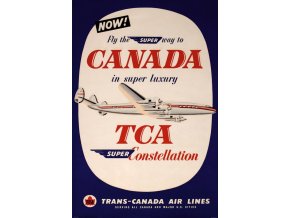 v4 tca tca trans canada air lines fly the super way to canada in super luxury tca super constellation x06 190458 0