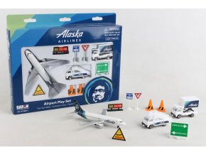 daron rt3991 1 airport playset alaska airlines x52 142842 0