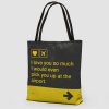 i love you pick up airport tote bag 2