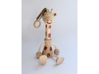Dřevěná hračka - žirafa