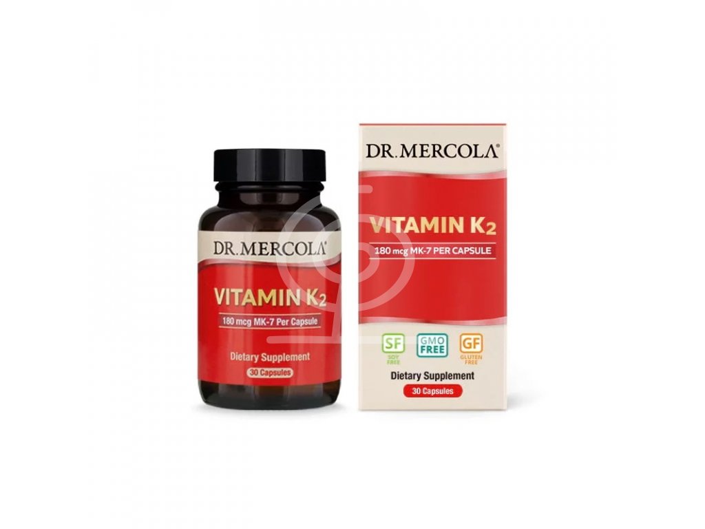 Dr. Mercola Vitamín K2 180mcg, 30 kapslí