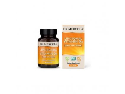 Dr. Mercola Liposomální vitamín D - 5000 IU 30 tbl